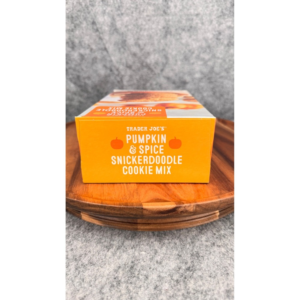 Trader Joe's Pumpkin & Spice Snickerdoodle Cookie Mix 17.57oz Seasonal Baking - Picture 4 of 7